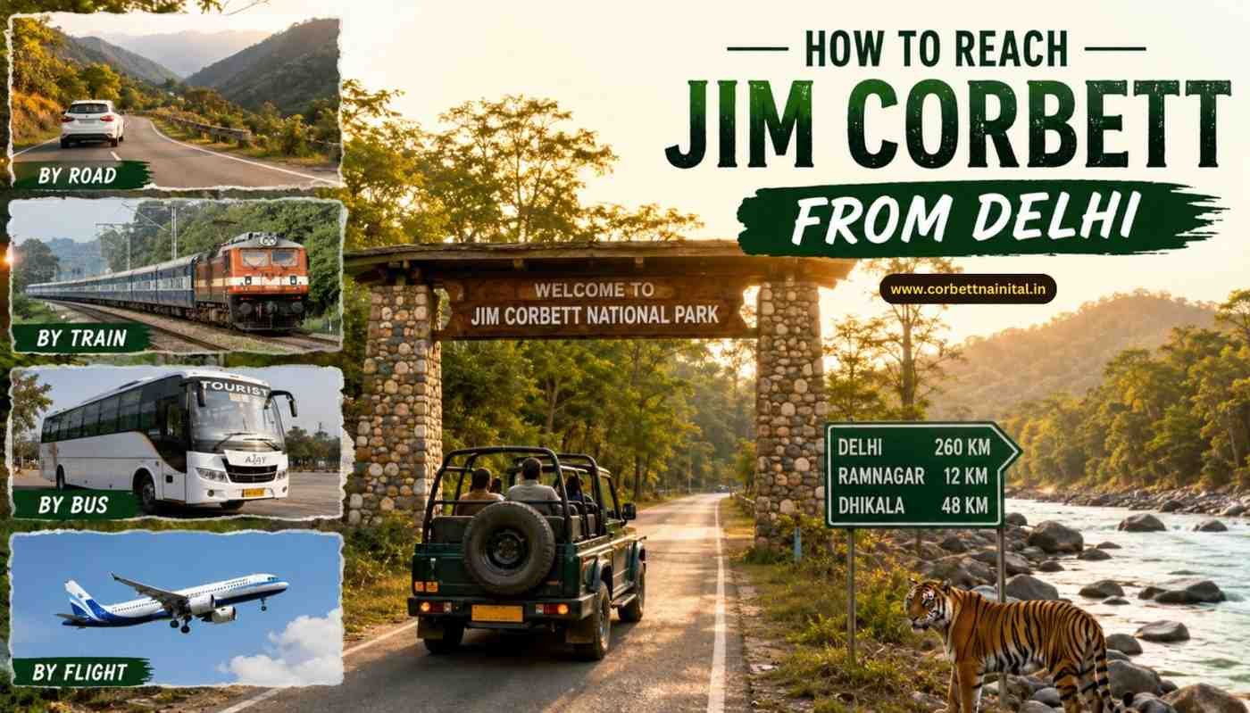 How to Reach Jim Corbett from Delhi